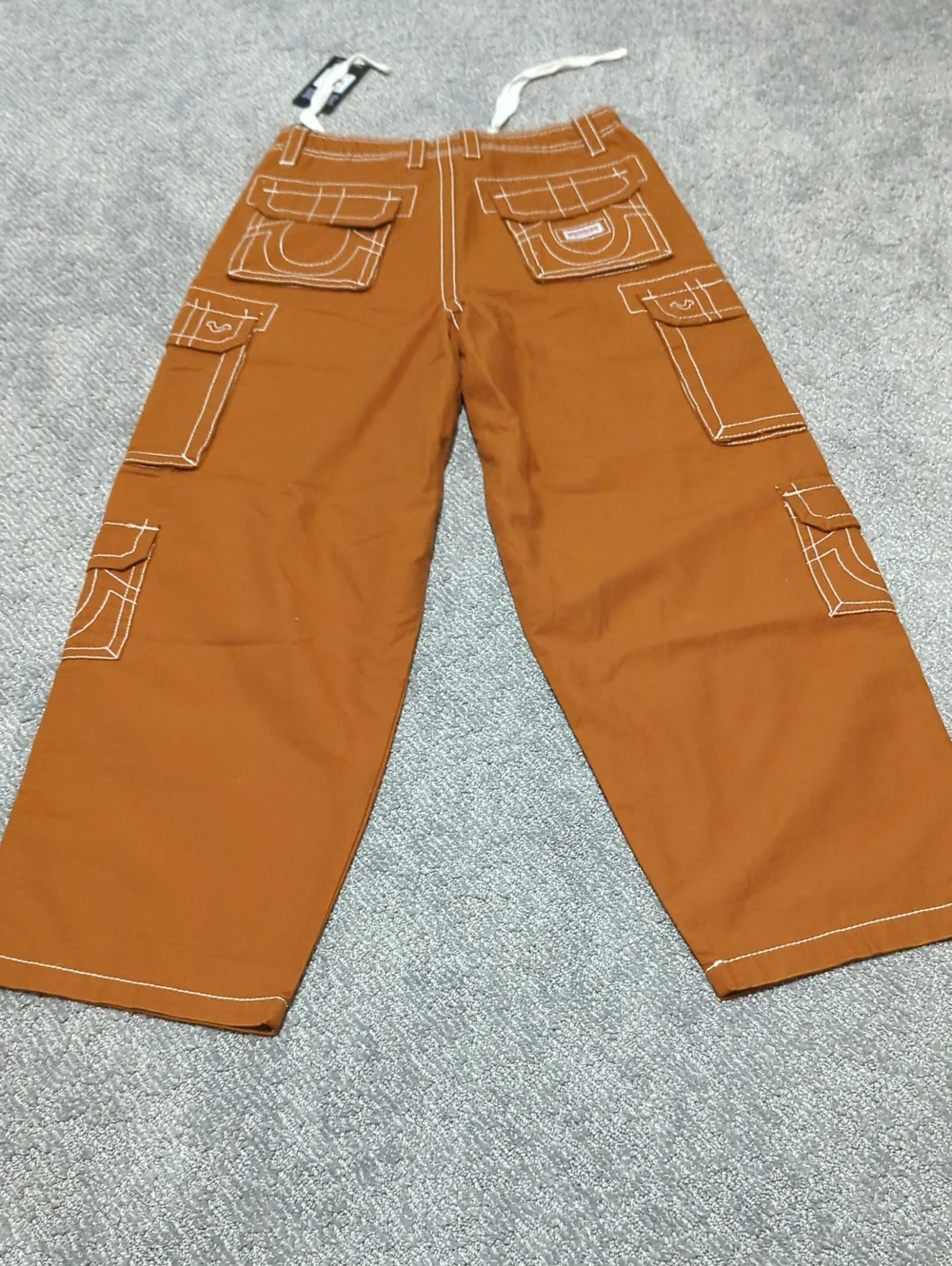 True Religion Brand Jeans Men's Wide-Leg Cargo Pants